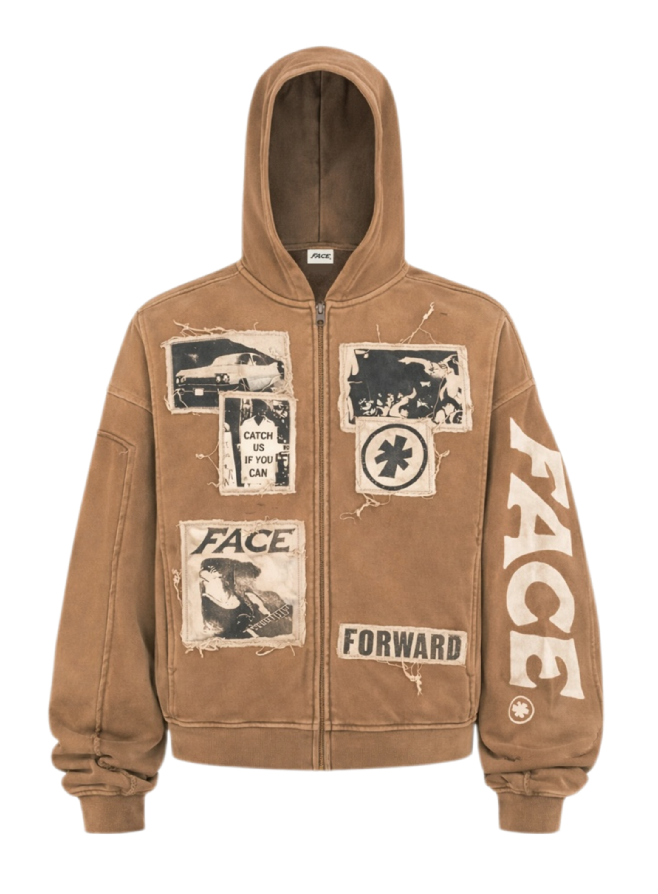 PATCH ZIP UP (DESERT)