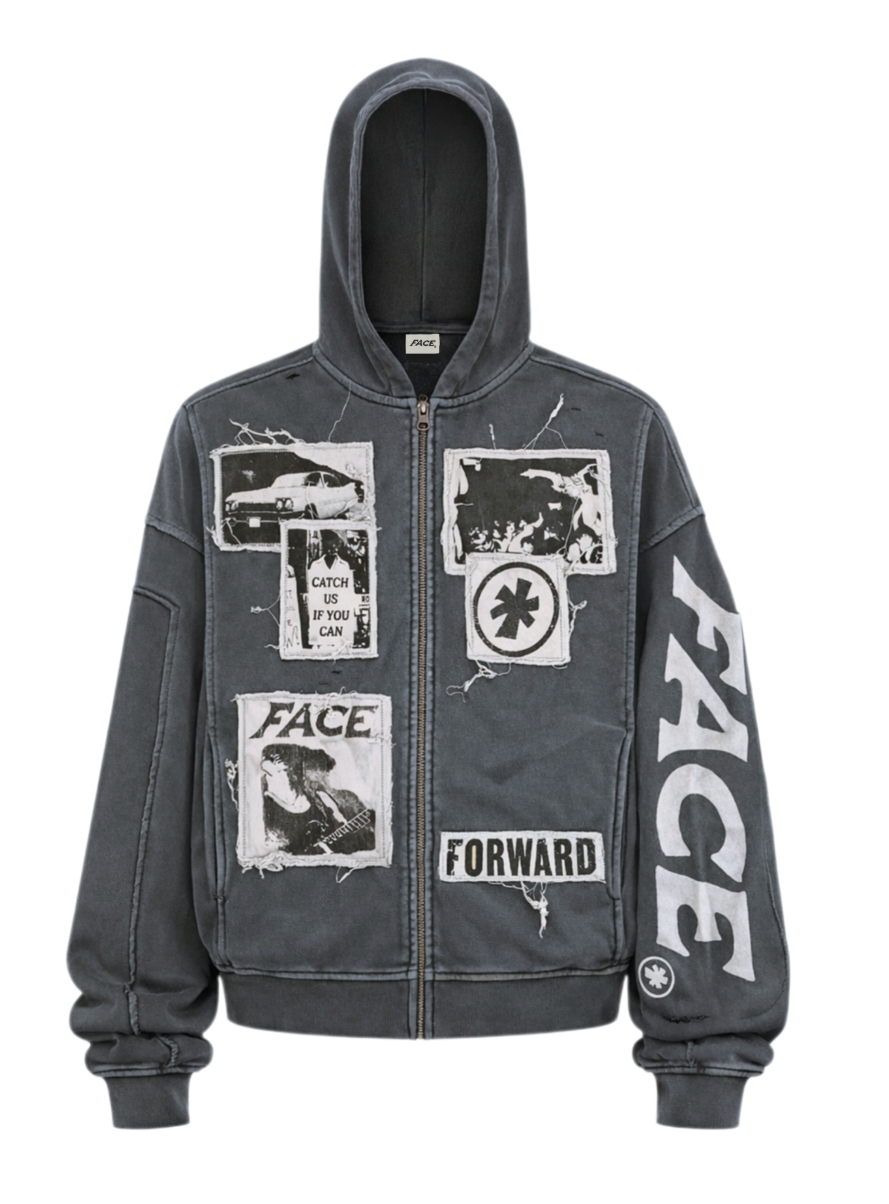 PATCH ZIP UP (SHADOW)